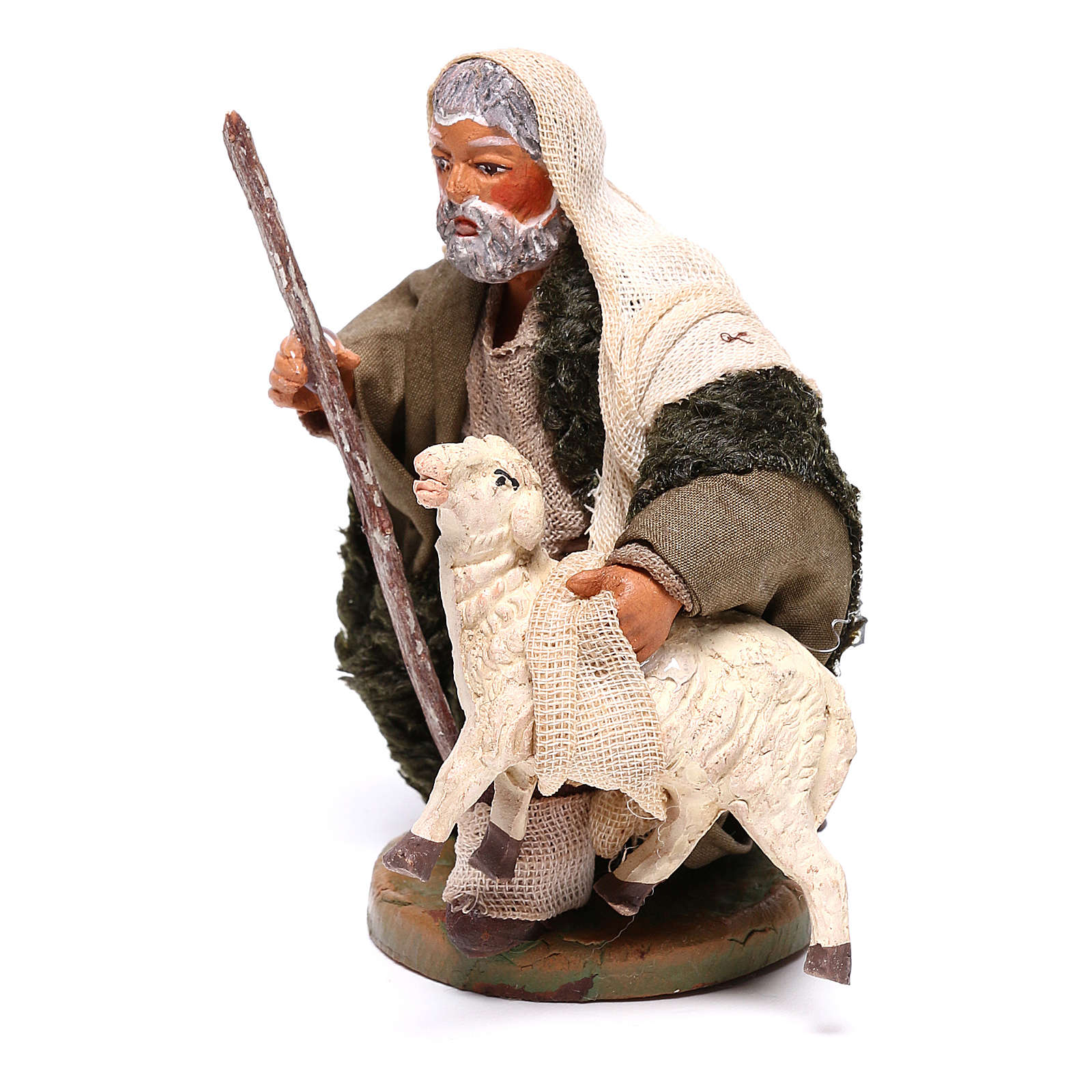 Crèches Markus crèches personnages berger avec mouton dans Taille environ 11 cm
