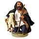 Shepherd with small sheep 10 for nativity set s1