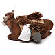 Ox seated and harness 10 cm for nativity set s2