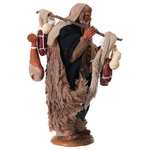 Pilgrim with cold cuts and cheeses 14 for nativity set 3
