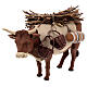 Nativity set accessory Ox standing and harness 14 cm s2