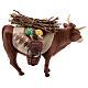 Nativity set accessory Ox standing and harness 14 cm s4