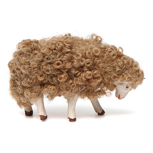 Sheep with head down 14 cm nativity set 1