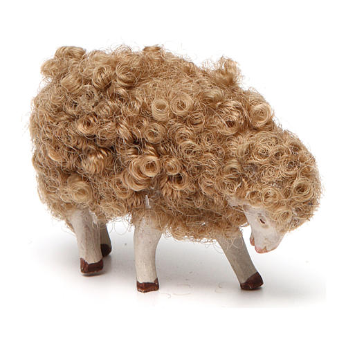 Sheep with head down 14 cm nativity set 2