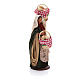 Woman with baskets of bread 14 cm nativity set s4