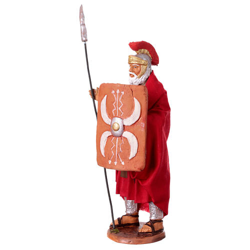 Soldado com lança para presépio napolitano figuras 14 cm altura média 3