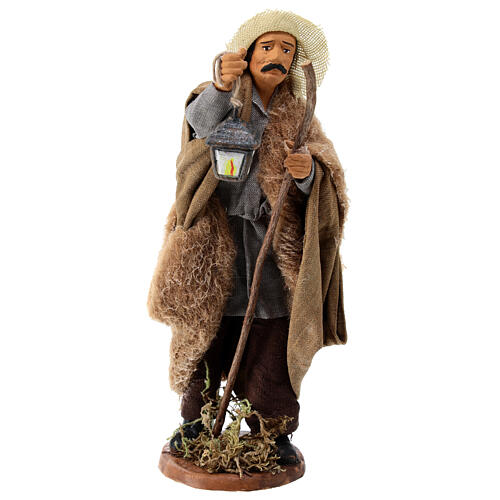 Shepherd with lantern 14 cm nativity set accessory 1