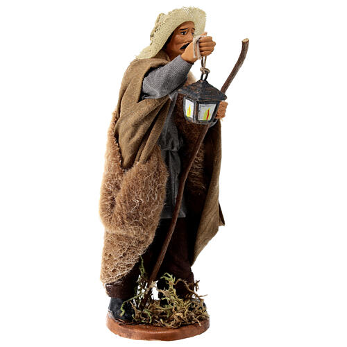 Shepherd with lantern 14 cm nativity set accessory 3