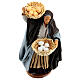 Woman with egg baskets 14 cm nativity set s2
