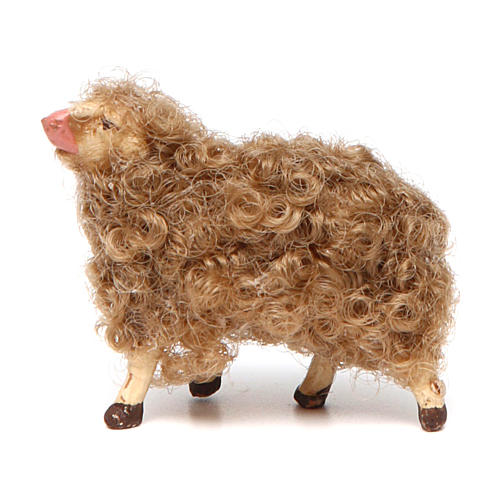 Sheep head high 10 cm nativity se 1