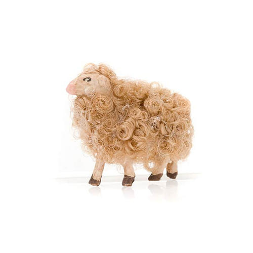 Sheep head high 8 cm nativity set 2