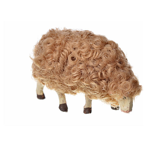 Sheep head down 10 cm nativity set 6