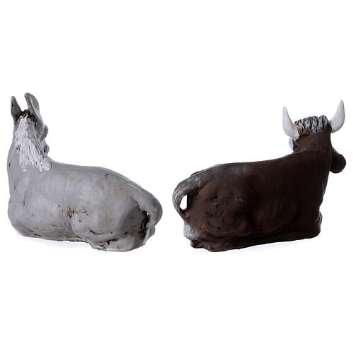 Nativity set accessories ox and ass 30cm 4