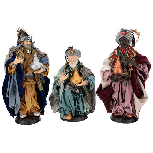 Neapolitan figurines, the Magi 30cm 1