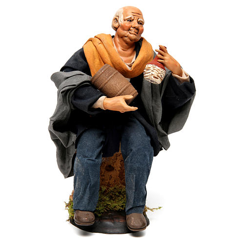 Neapolitan figurine, Drunk man 30cm 1