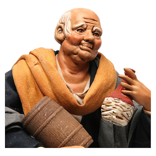 Neapolitan figurine, Drunk man 30cm 2