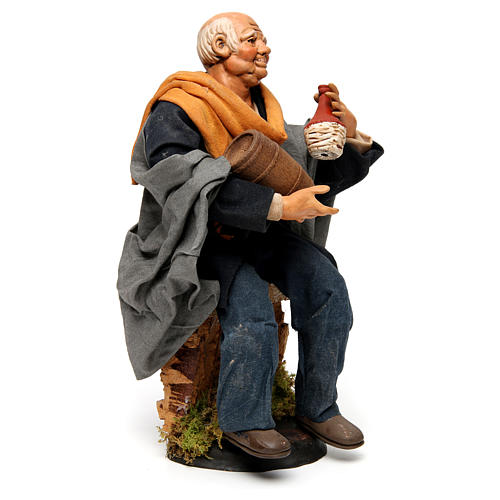 Neapolitan figurine, Drunk man 30cm 4