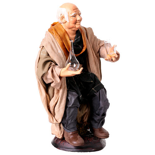 Neapolitan figurine, Drunk man 30cm 5