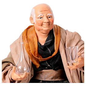 Neapolitan figurine, Drunk man 30cm