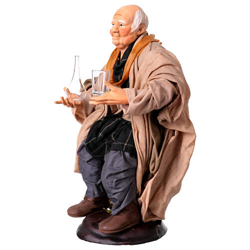 Neapolitan figurine, Drunk man 30cm 3