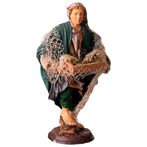 Pescatore 30 cm presepe napoletano 3