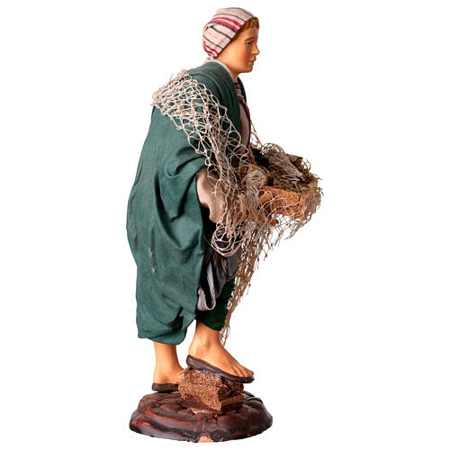 Pescatore 30 cm presepe napoletano 5