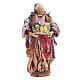 Neapolitan nativity figurine, woman with fruit basket 30cm s1