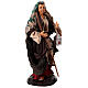 Neapolitan nativity figurine, woman with lantern 18cm s3