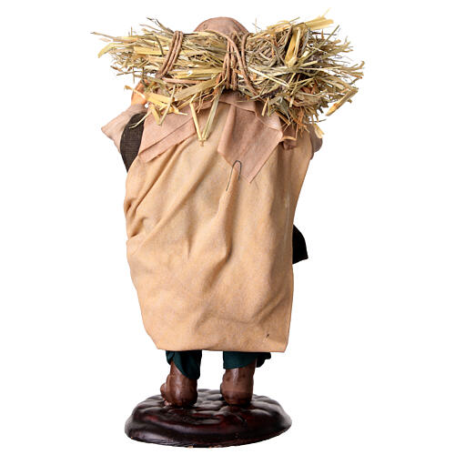 Neapolitan nativity figurine, peasant 18cm 4