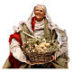 Neapolitan nativity figurine, woman with egg basket 18cm s2