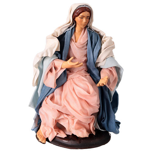 Neapolitan nativity set, Holy family 18cm 6