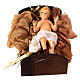 Neapolitan nativity set, Holy family 18cm s5