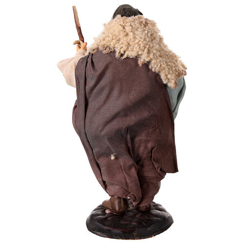 Pastore con formaggi 18 cm presepe napoletano 5
