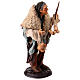 Neapolitan nativity figurine, shepherd with cheese 18cm s3