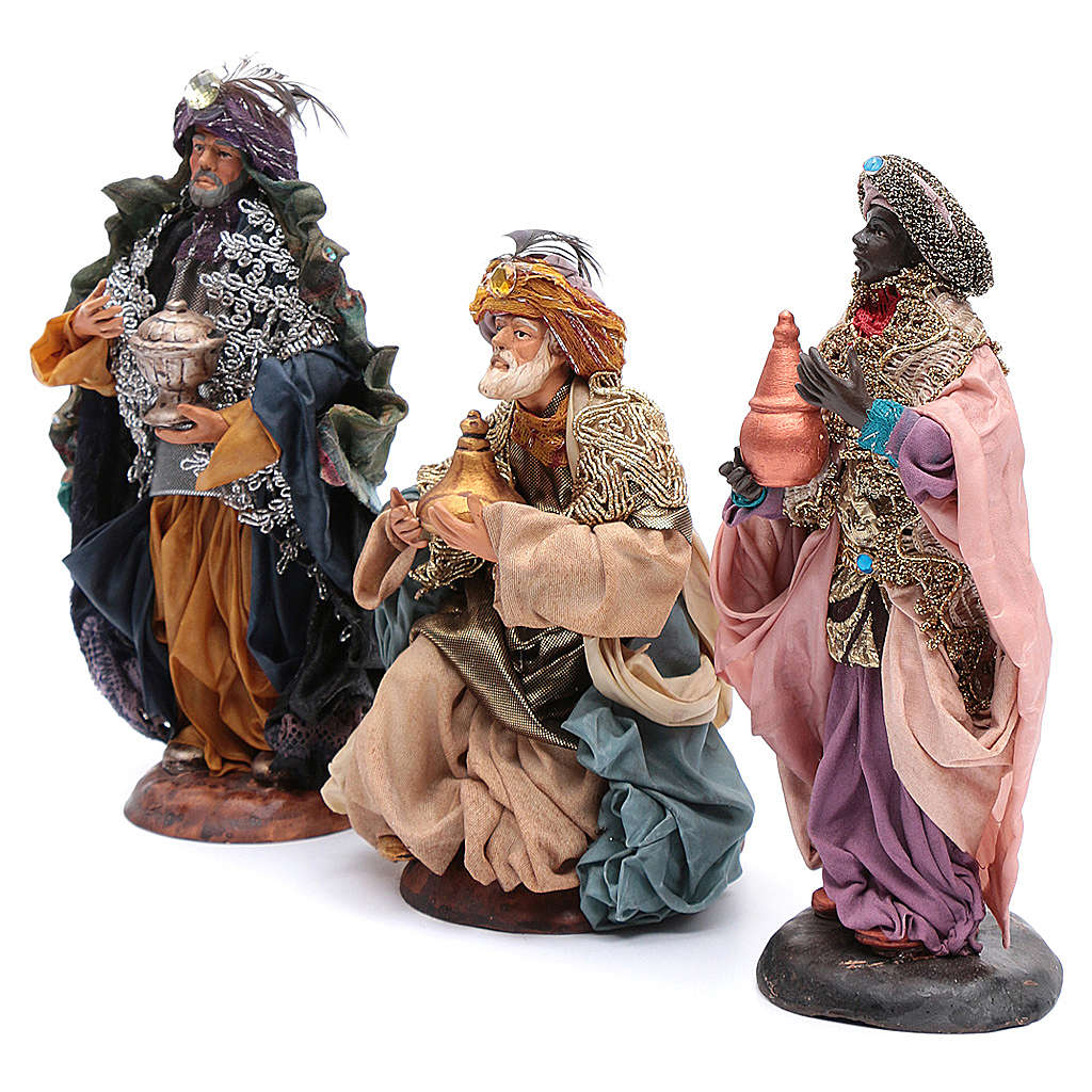 Neapolitan nativity figurines, Magi 18cm online sales on