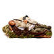 Neapolitan nativity figurine, sleeping man 18cm s1