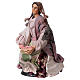 Neapolitan nativity figurine, washerwoman 18cm s3