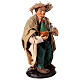 Neapolitan nativity figurine, drunk man 18cm s3