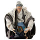 Neapolitan nativity figurine, old washerwoman 18cm s2