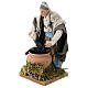 Neapolitan nativity figurine, old washerwoman 18cm s3