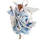 Neapolitan nativity figurine, blue angel 18cm s3