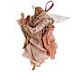 Neapolitan nativity figurine, pink angel 18cm s3