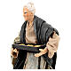 Santon crèche Napolitaine 18 cm femme avec panier de pain s4