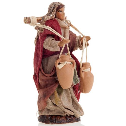 Neapolitan nativity figurine, female water carrier 8cm 2