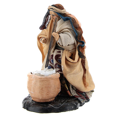 Neapolitan nativity figurine, female cheese maker 8cm 2