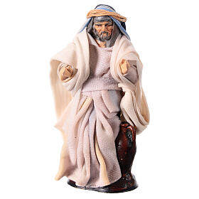 Neapolitan nativity figurine, man with jug 8cm