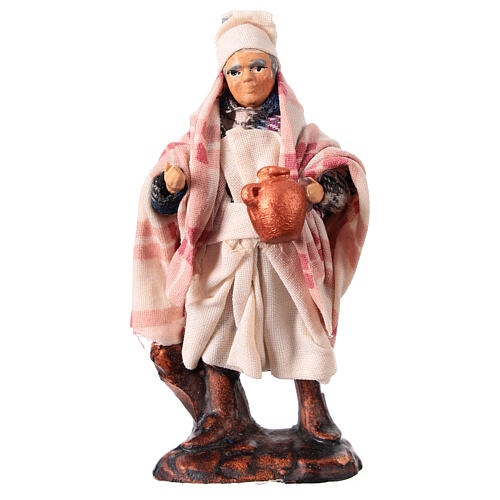 Neapolitan nativity figurine, cook 8cm 1