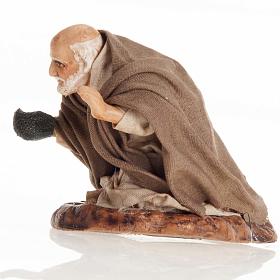 Neapolitan Nativity figurine, Beggar 8cm