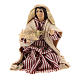 Neapolitan Nativity figurine, Kneeling beggar 8cm s1