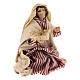 Neapolitan Nativity figurine, Kneeling beggar 8cm s3